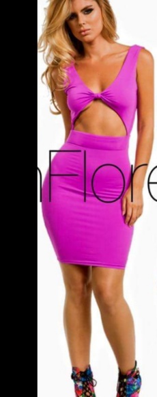 Geebin Flores purple ruched dress. - Picture 5 of 6